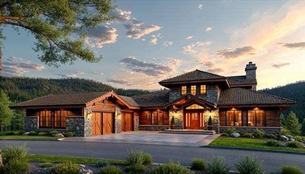 Front exterior of a new home in , Lula, GA, highlighting curb appeal (Image 1).