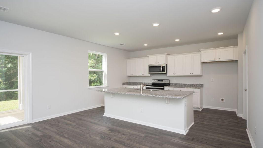 Representative furnished interior of a home built from the GALEN by D.R. Horton in Ridgefield, Conway (Image 3).