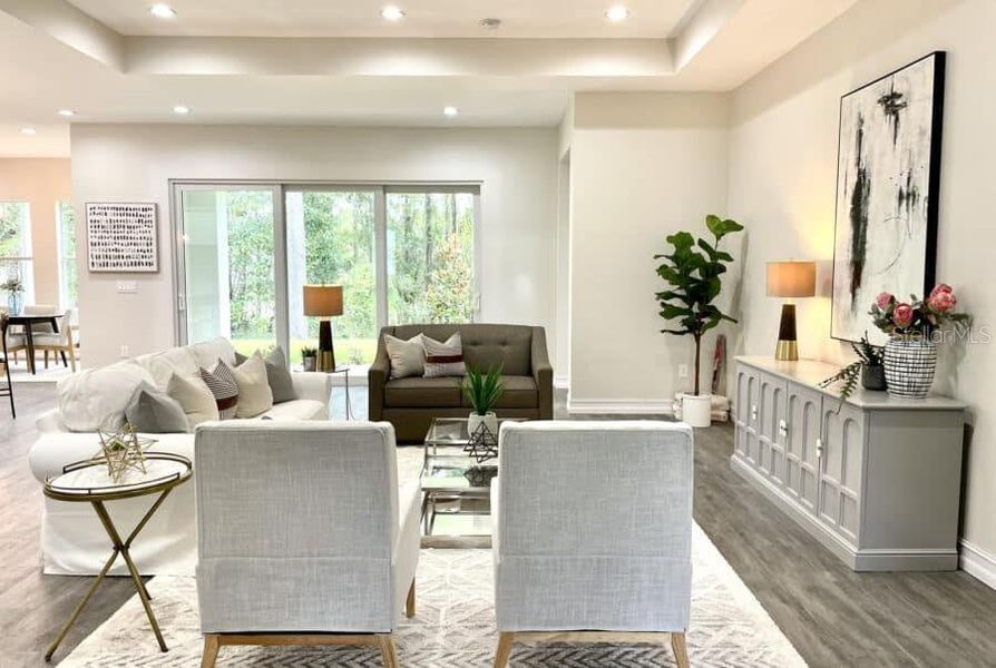 Furnished interior view inside a new home in , Ocala (Image 4).