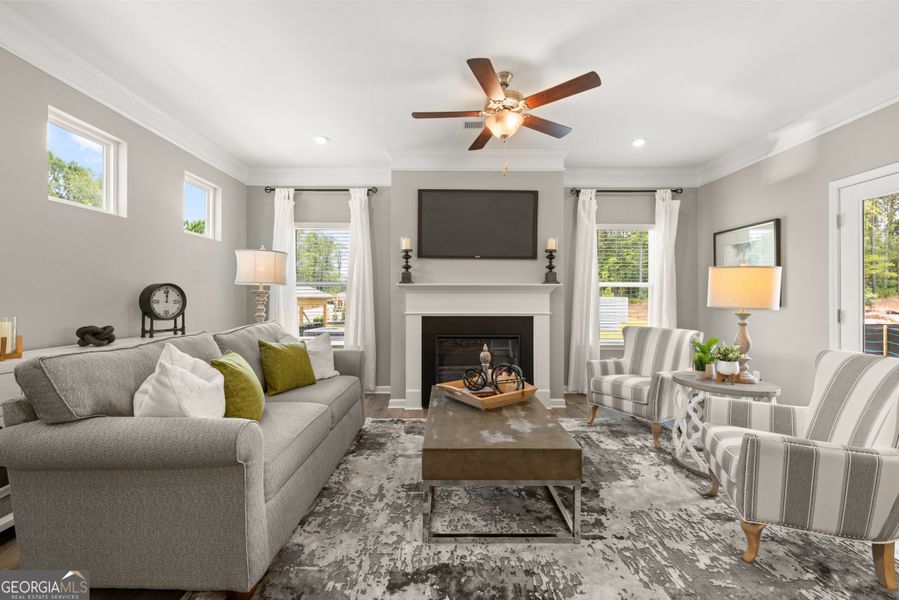 Furnished interior view inside a new home in Trellis Park, Hampton (Image 14).
