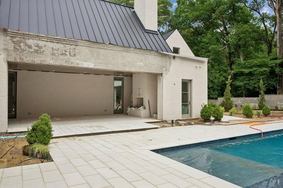 Exterior details and patio area of a home in , Atlanta (Image 24). Exterior details and patio area of a home in , Atlanta (Image 24).