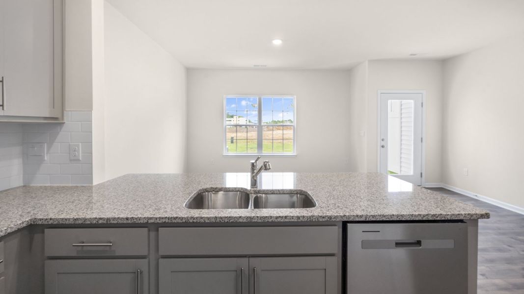 Furnished interior view inside a new home in Clock Road Townhomes, New Bern (Image 9).