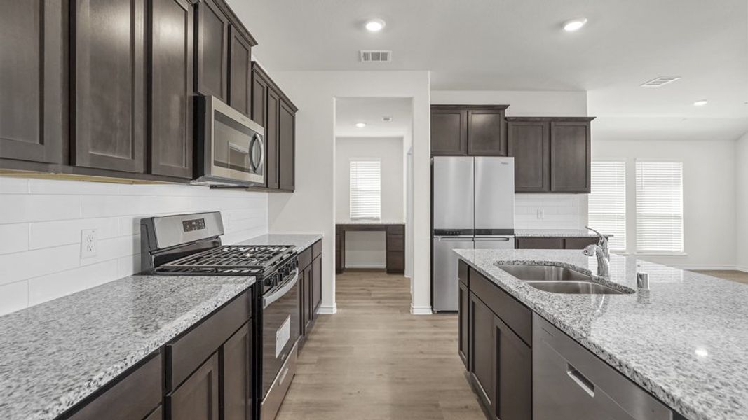 Representative furnished interior of a home built from the Wimberley by D.R. Horton in Elevon, Lavon (Image 2). Representative furnished interior of a home built from the Wimberley by D.R. Horton in Elevon, Lavon (Image 2).