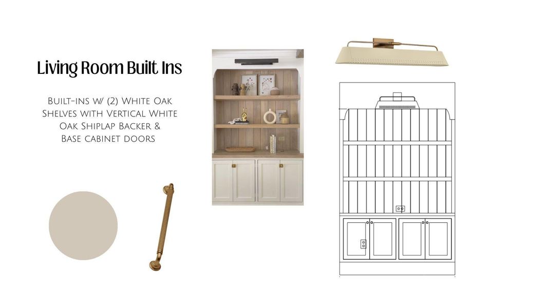 Living Room Built In Details
