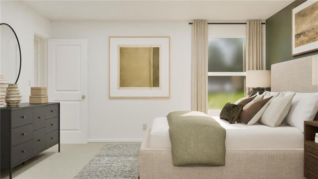 Furnished interior view inside a new home in , Kissimmee (Image 10).