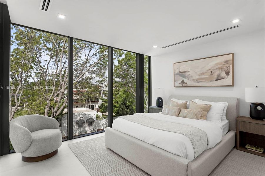 Furnished interior view inside a new home in , Miami (Image 4). Furnished interior view inside a new home in , Miami (Image 4).