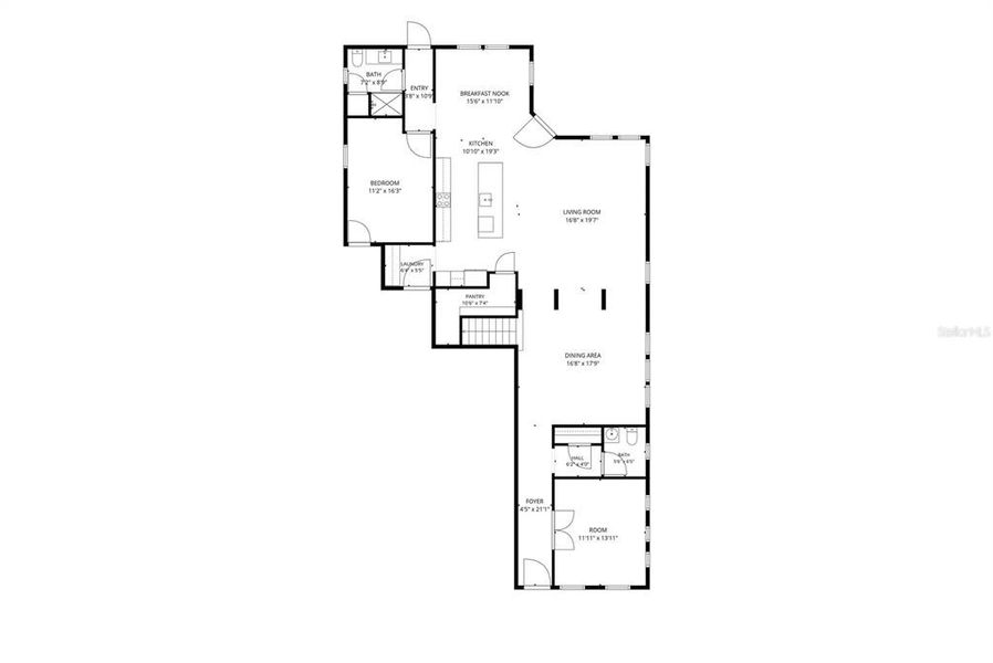 2D floor plan layout of this home in , Winter Garden, FL (Image 6).