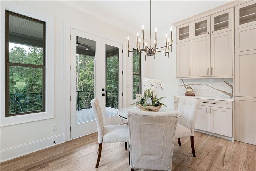 Furnished interior view inside a new home in , Buford (Image 13).