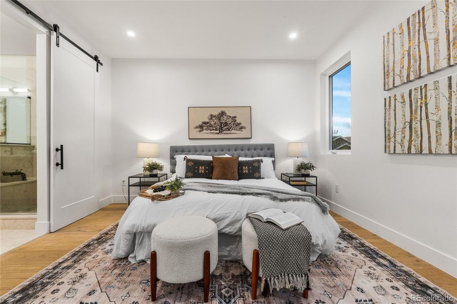 Furnished interior view inside a new home in , Denver (Image 35).