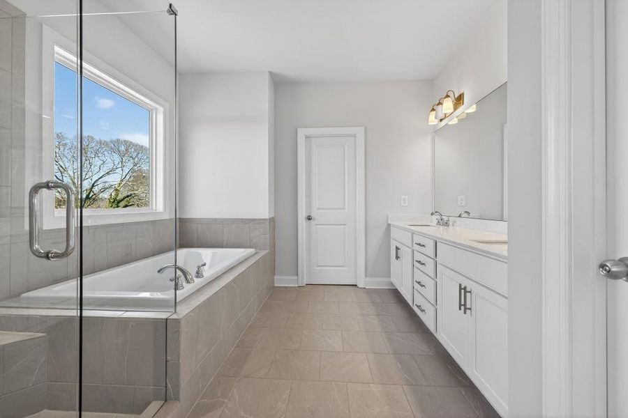 Furnished interior view inside a new home in Hemingway, Flowery Branch (Image 13).