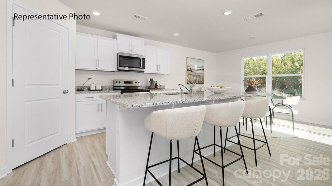 Furnished interior view inside a new home in Woodhaven at Chester, Chester (Image 13).