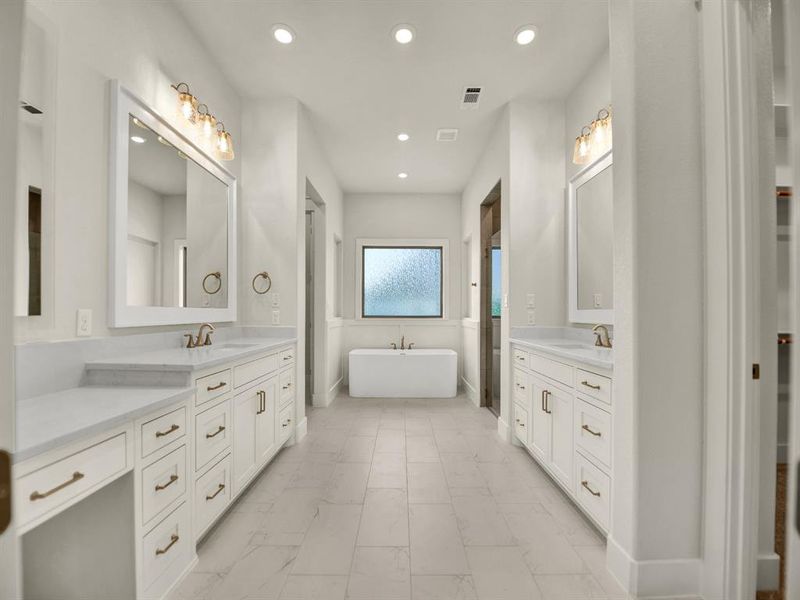 Furnished interior view inside a new home in , Fort Worth (Image 13).