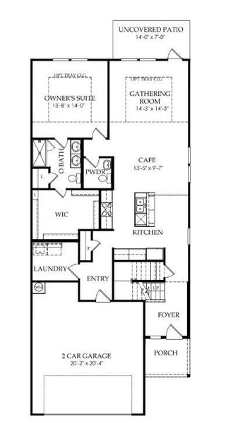 Centex Homes, Fentress floor plan