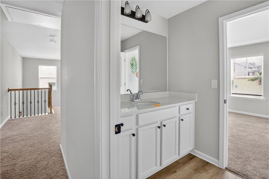 Furnished interior view inside a new home in , Atlanta (Image 14).