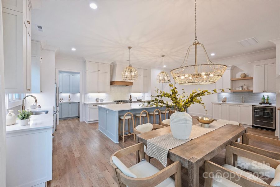 Furnished interior view inside a new home in , Charlotte (Image 9). Furnished interior view inside a new home in , Charlotte (Image 9).