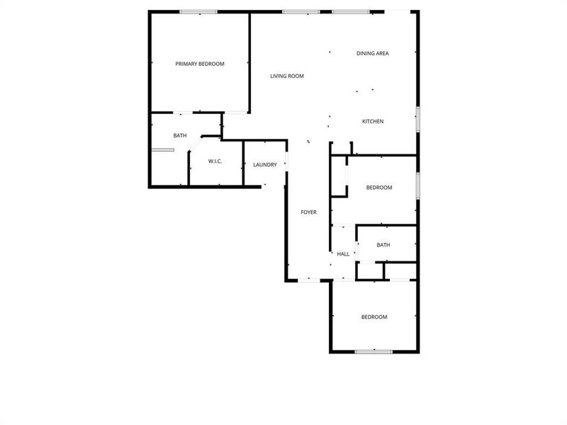 2D floor plan layout of this home in , Gun Barrel City, TX (Image 5).