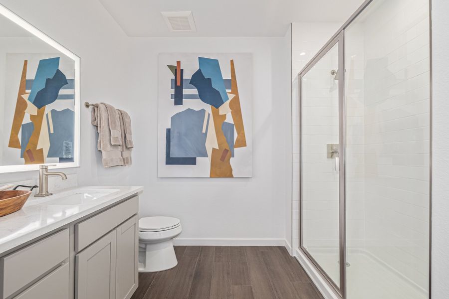 Furnished interior view inside a new home in The Scene at Sloan's Lake, Denver (Image 17).