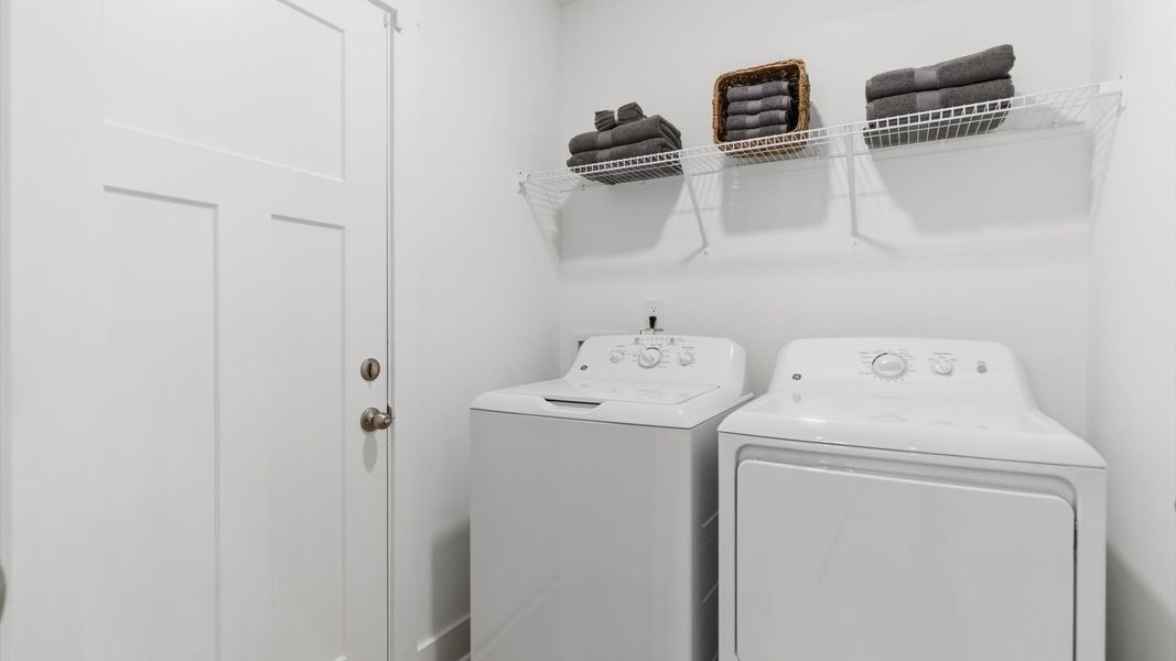 Representative furnished interior of a home built from the Cooper 3 by DRB Homes in Pelham Crossing Single Family Homes, Greenville (Image 7).