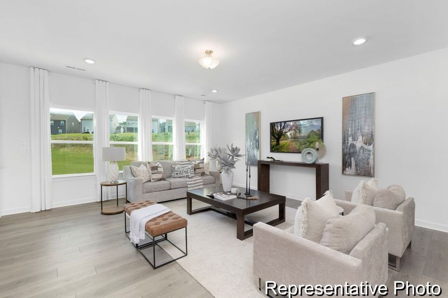 Furnished interior view inside a new home in Huntington Hills, Lincolnton (Image 8). Furnished interior view inside a new home in Huntington Hills, Lincolnton (Image 8).