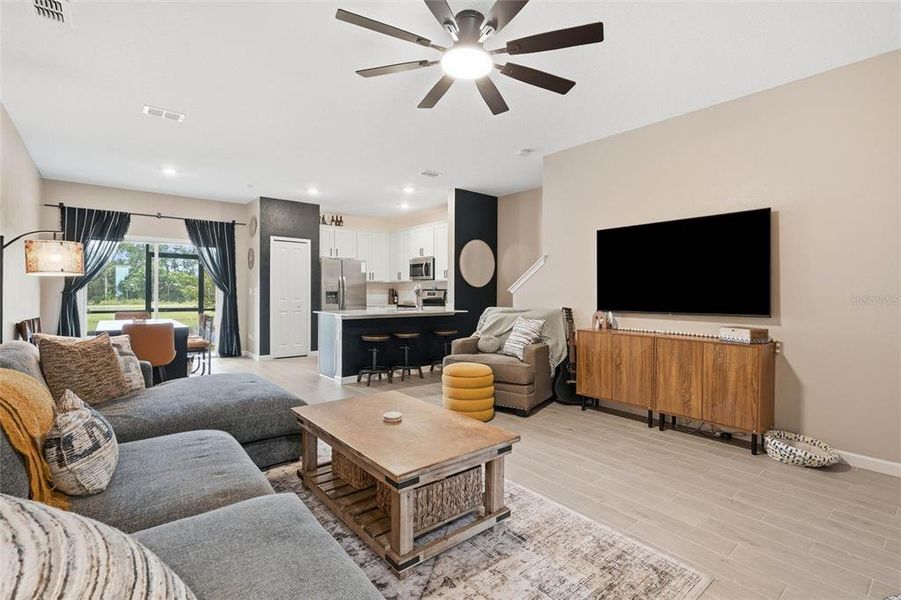 Furnished interior view inside a new home in Hardwick Farms, Jacksonville (Image 4). Furnished interior view inside a new home in Hardwick Farms, Jacksonville (Image 4).