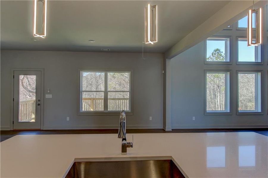 Close-up of interior finishes inside a home in , Conyers (Image 16).