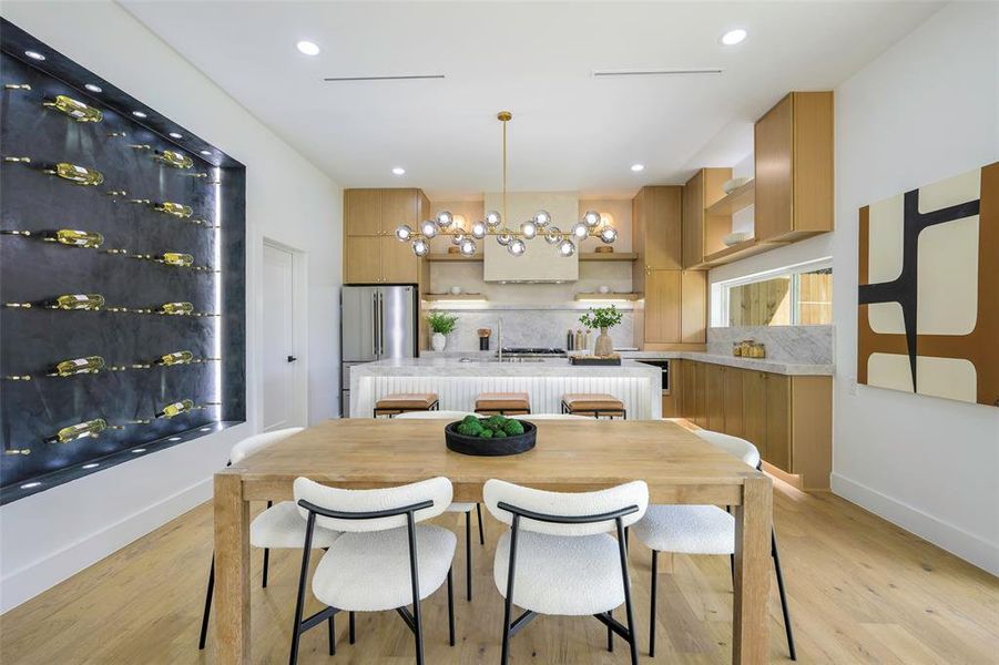 Furnished interior view inside a new home in , Dallas (Image 10).