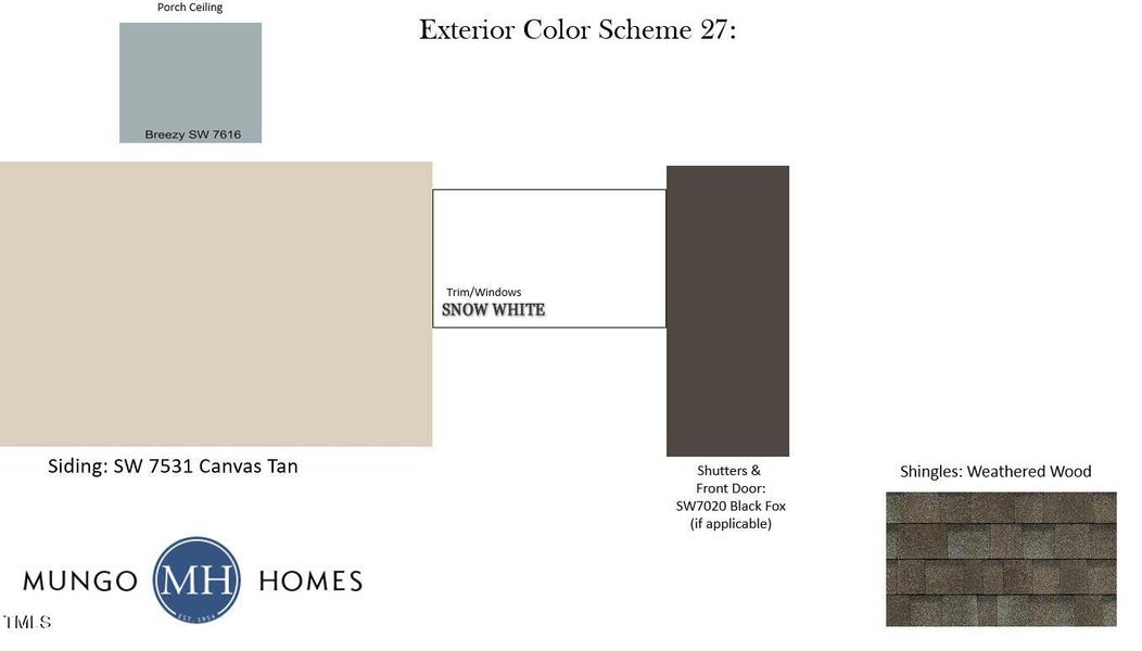 414 KF FM - Exterior Color Scheme