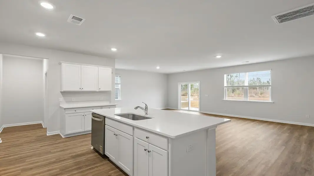 Furnished interior view inside a new home in The Cove at Mallard Crossing, Summerville (Image 5).