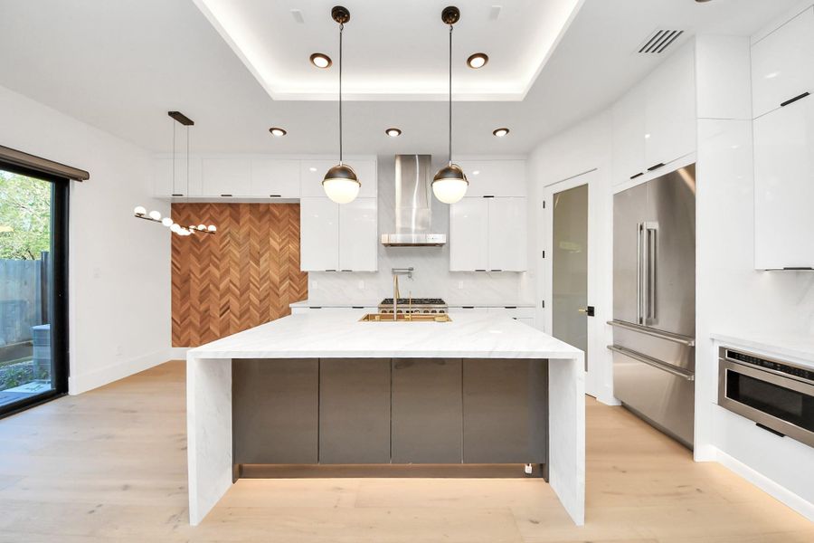 Furnished interior view inside a new home in , Stafford (Image 6).