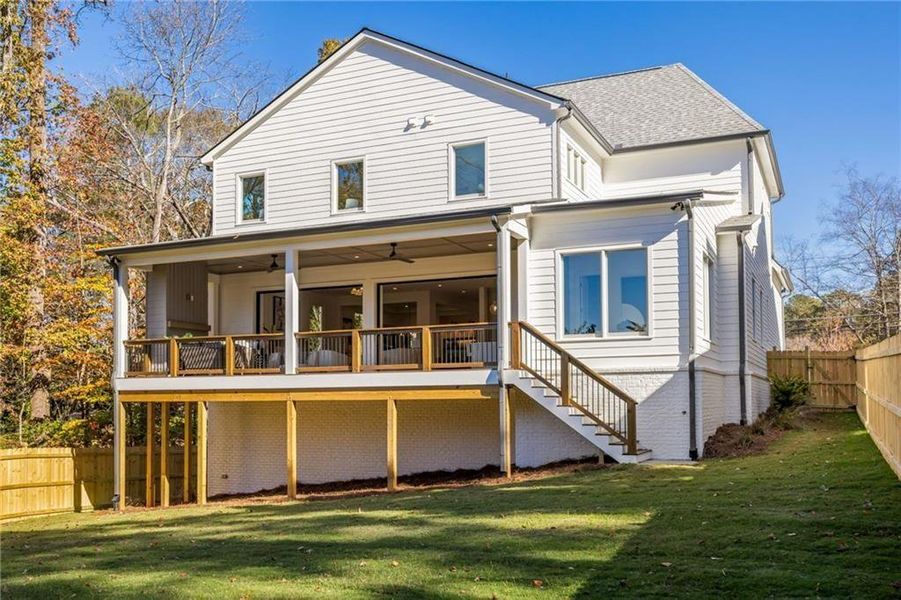 Exterior details and patio area of a home in , Chamblee (Image 25).