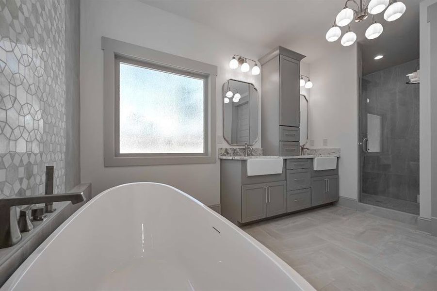 Furnished interior view inside a new home in , Carrollton (Image 10).