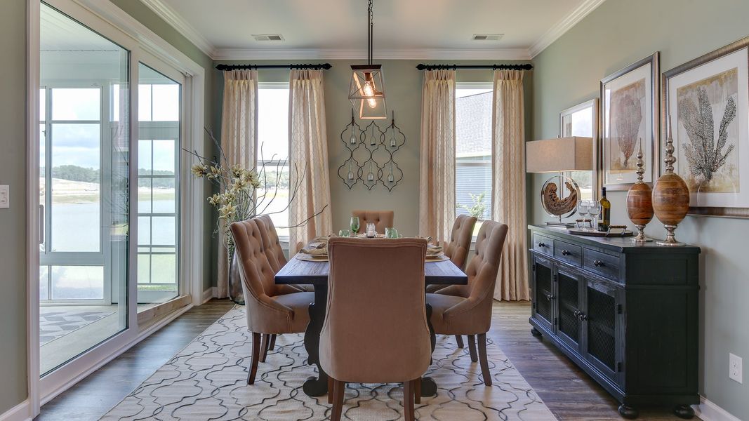 Representative furnished interior of a home built from the The Shorebreak by Chesapeake Homes in Bridgewater - Shorehaven Village, Little River (Image 10).