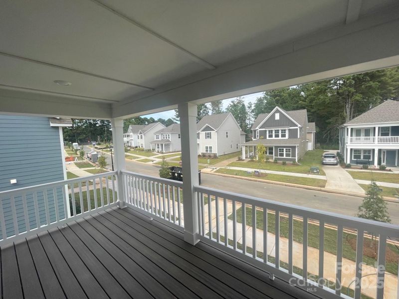 Exterior details and patio area of a home in Arbor Village, Matthews (Image 16).