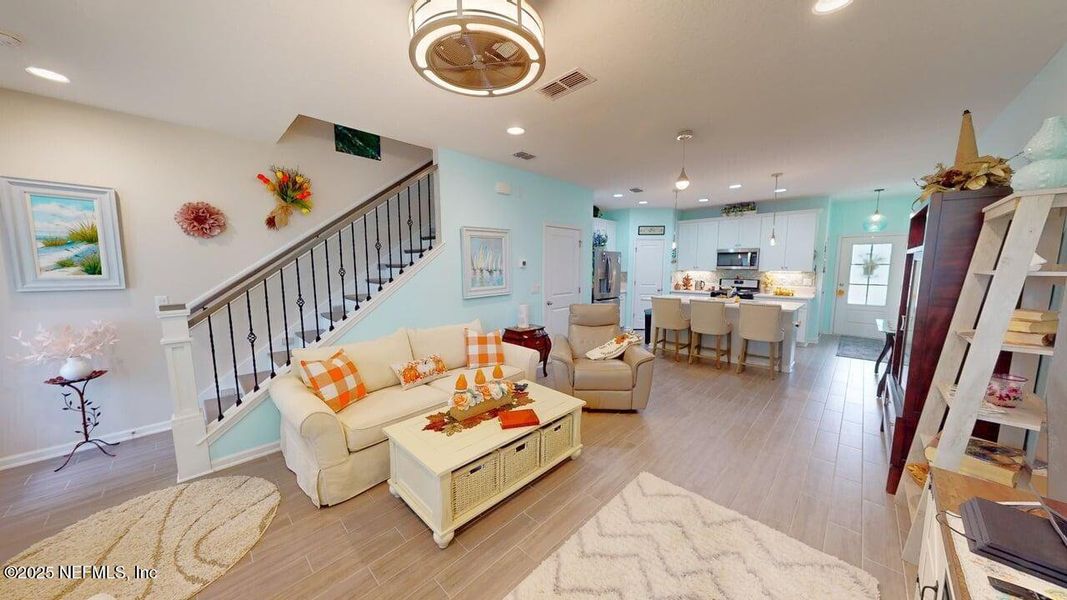 Furnished interior view inside a new home in , Jacksonville (Image 18).