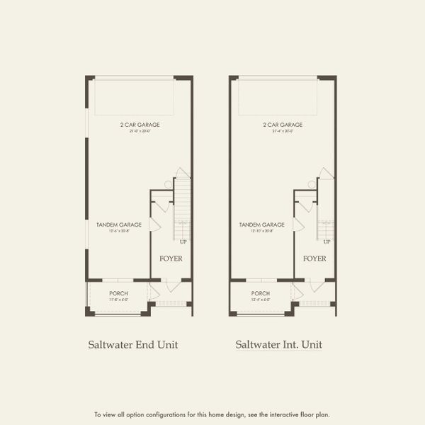 2D floor plan layout for the Saltwater by Pulte Homes in The Domaine at SoSo, West Palm Beach, FL (Image 3).