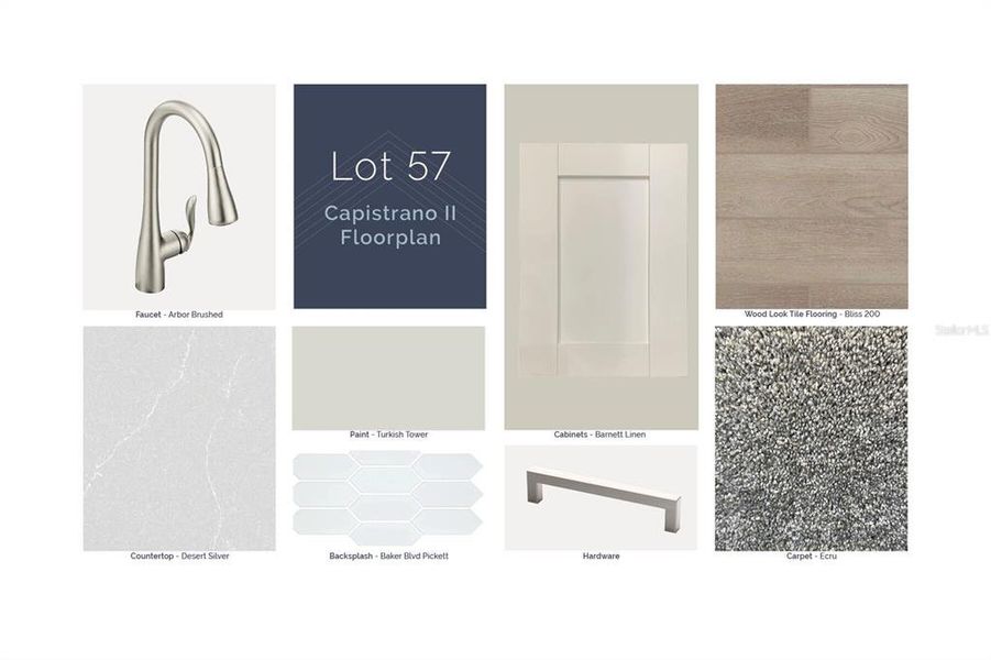 Sample of building materials used in homes in Emerson Pointe, Apopka (Image 16).