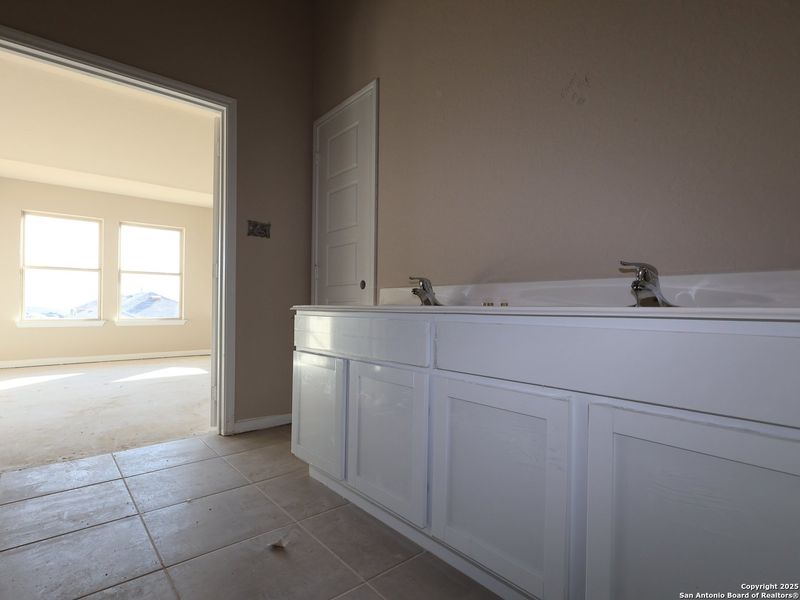In-progress construction of a new home in Hunters Ranch, San Antonio, TX (Image 29).