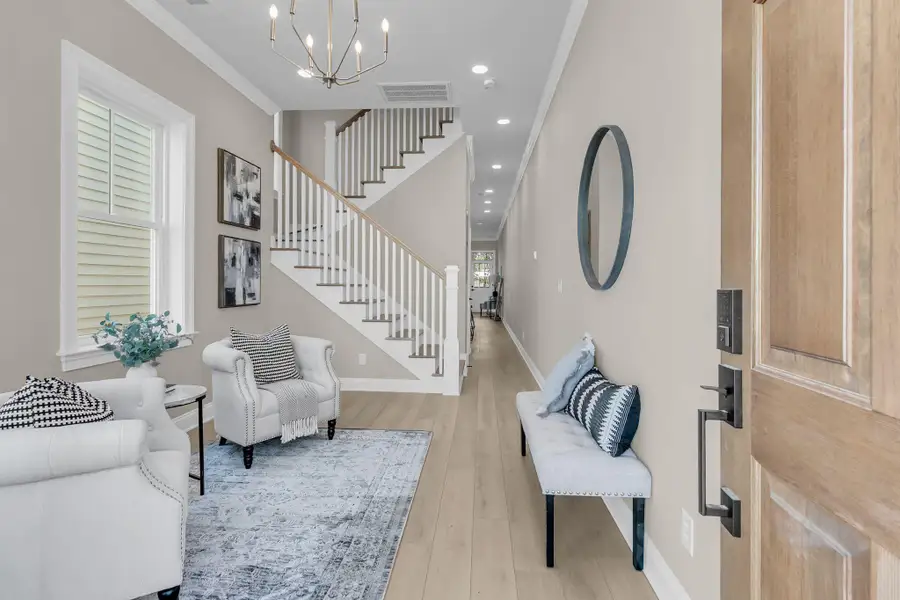 Furnished interior view inside a new home in , Charleston (Image 3).