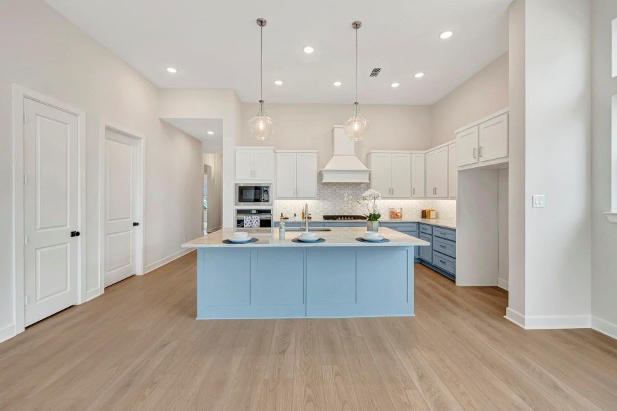 Furnished interior view inside a new home in Grange 45' Homesites, Katy (Image 7).