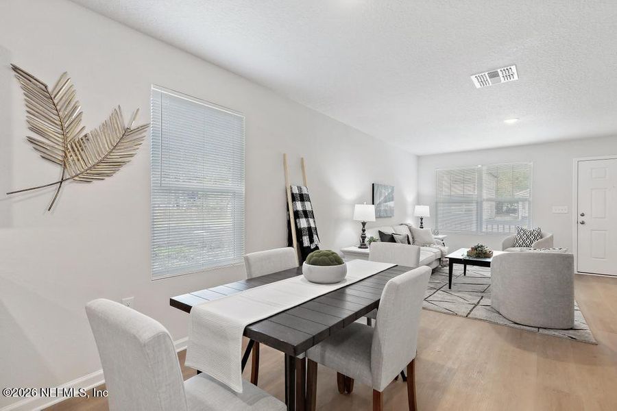 Furnished interior view inside a new home in , Jacksonville (Image 9).