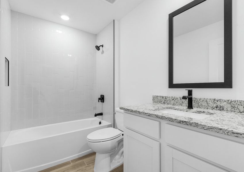 Secondary bathroom