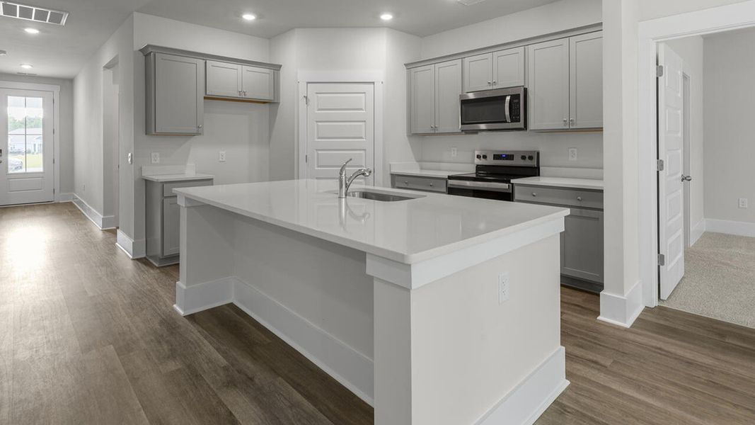 Furnished interior view inside a new home in The Haven at Indigo Preserve, Leland (Image 6).