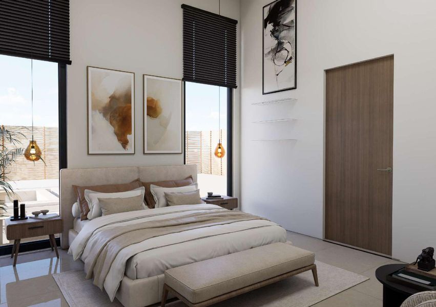 Furnished interior view inside a new home in , Wilton Manors (Image 10). Furnished interior view inside a new home in , Wilton Manors (Image 10).