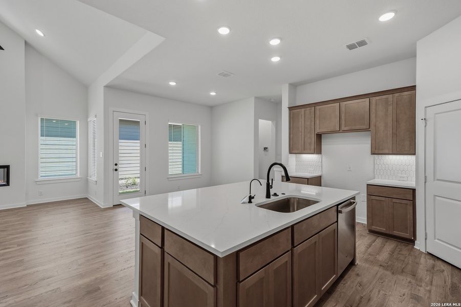 Furnished interior view inside a new home in The Crossvine, Schertz (Image 15).
