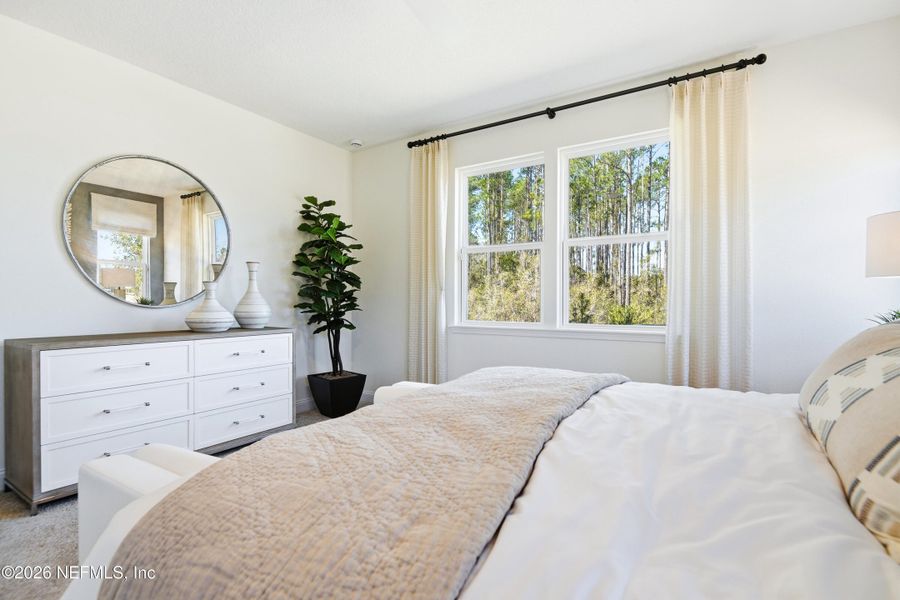 Furnished interior view inside a new home in Aspen Trail, Jacksonville (Image 17).