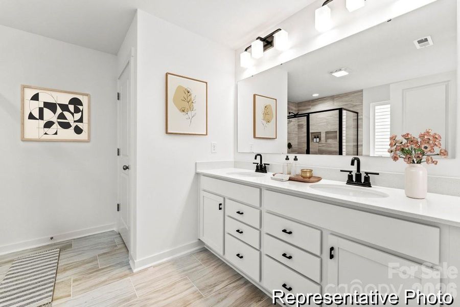 Furnished interior view inside a new home in Mooreland Oaks, Mount Holly (Image 9).