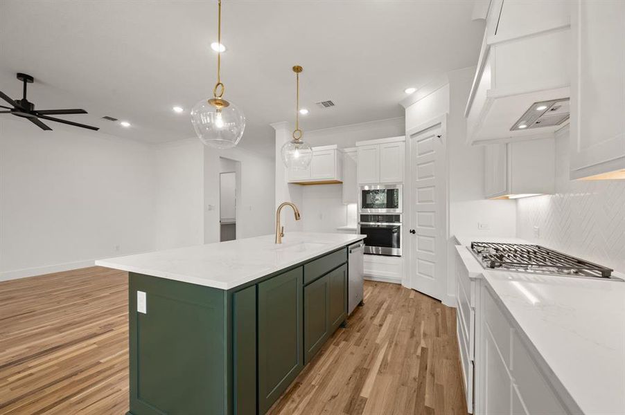 Furnished interior view inside a new home in Parks of Aledo, Aledo (Image 9). Furnished interior view inside a new home in Parks of Aledo, Aledo (Image 9).