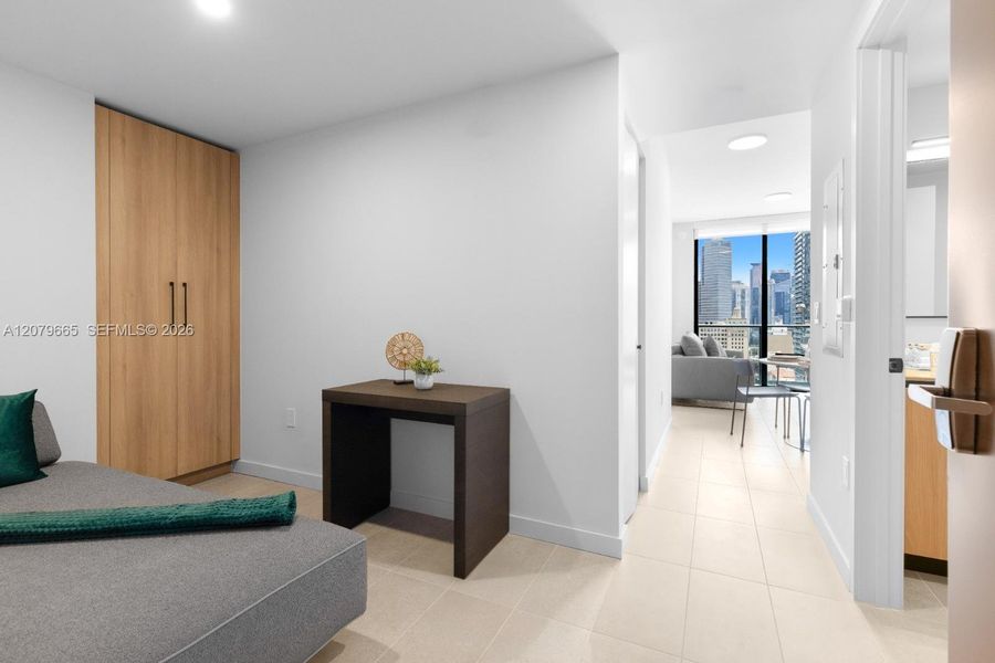 Furnished interior view inside a new home in , Miami (Image 4). Furnished interior view inside a new home in , Miami (Image 4).