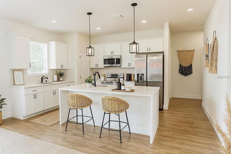 Furnished interior view inside a new home in , Ocala (Image 14).