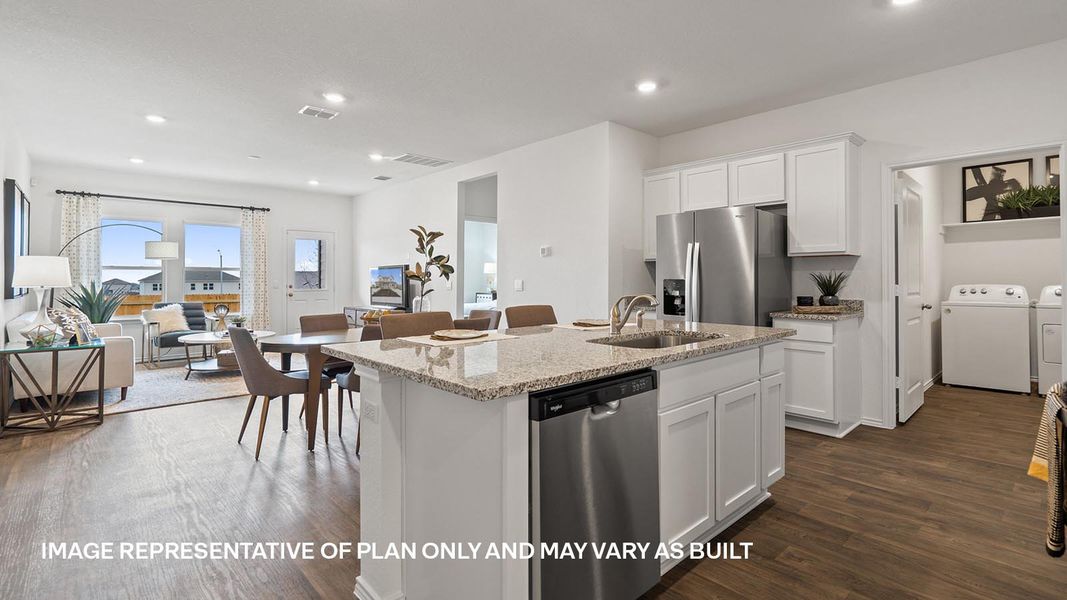 Furnished interior view inside a new home in Palomino, Manor (Image 14).